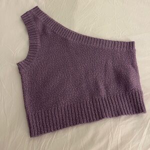 Madewell Purple Knit Top